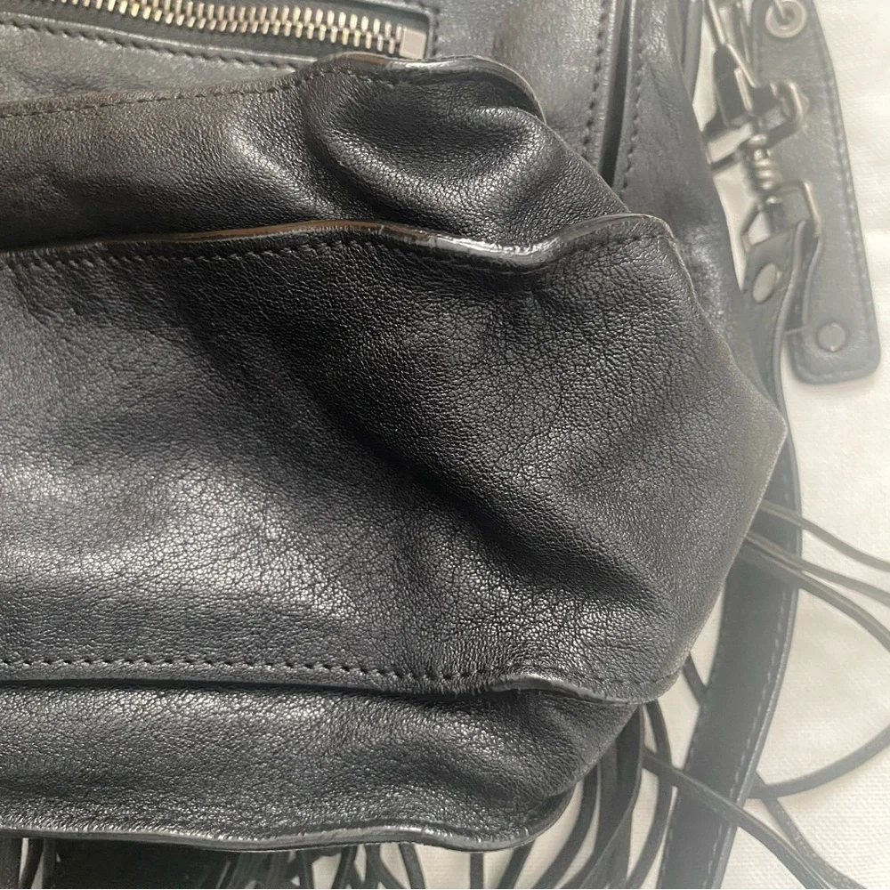 Authentic Proenza Schouler PS1 Fringe Medium Black - Picture 8 of 16